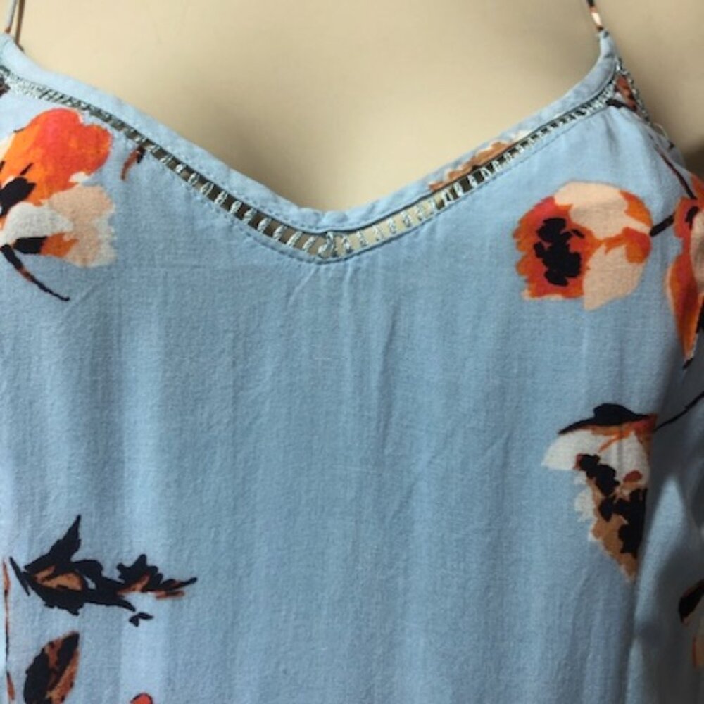 Cooperative by Urban Outfitters, Blue floral sundress, size 4 - Picture 5 of 8